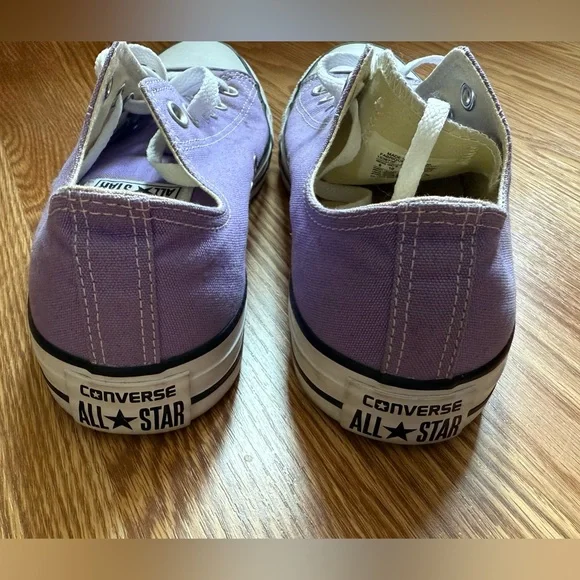 Converse Purple All Star Sneakers Shoes Women’s Size 10 or Men’s 8 Excellent - Picture 8 of 10